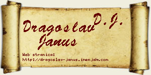 Dragoslav Janus vizit kartica